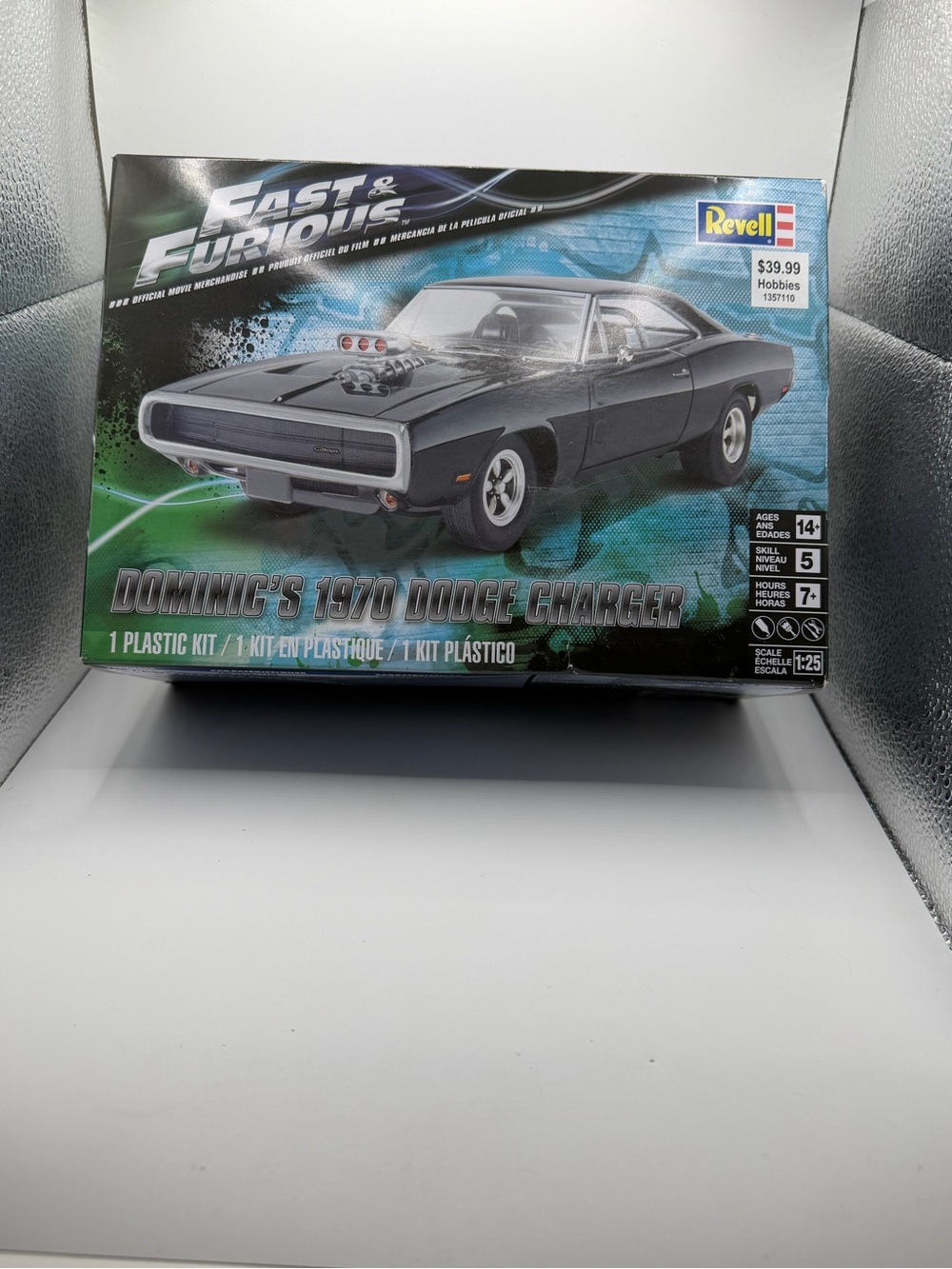 Revell Fast & Furious Dominic's 1970 Dodge Charger Model Kit - Black